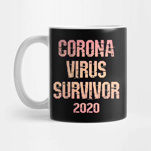 Coronavirus survivor 2020. Survived covid19. Wear your face mask. Protect, don't infect others. Masks save lives. Trust science, not morons. Keep your mask on. Stop the pandemic by IvyArtistic